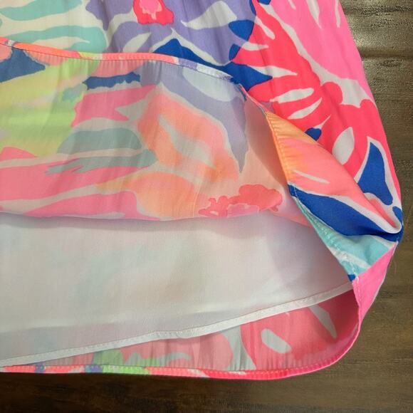 LILLY PULITZER Kassia Mini Dress Playa Hermosa Floral Fit & Flare - Picture 11 of 16